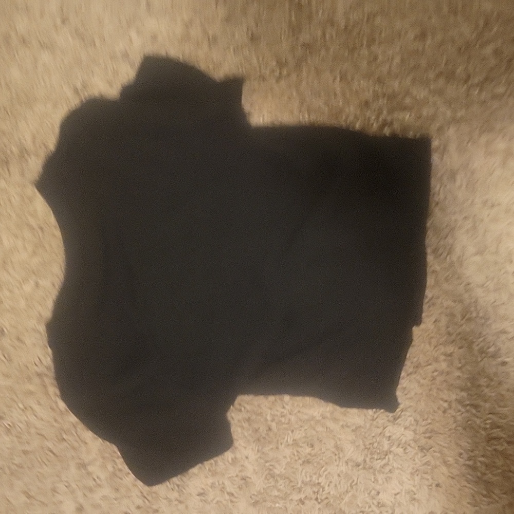 Black Ribbed Top - Picture 2 of 2